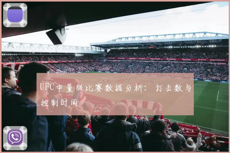UFC中量级比赛数据分析：打击数与控制时间