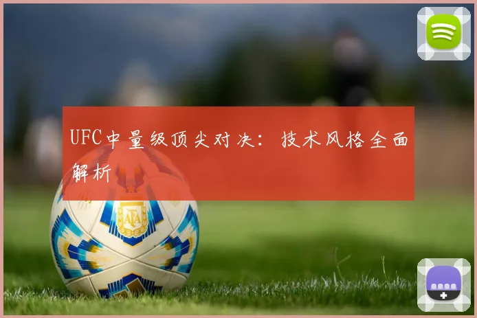 UFC中量级顶尖对决：技术风格全面解析
